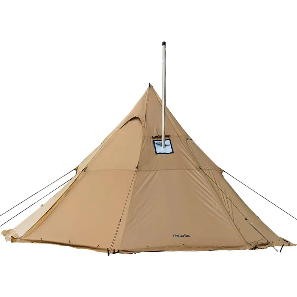 Family-Sized 4-8 Person Camping Tipi Tent with Cooking and Heating Stove Access