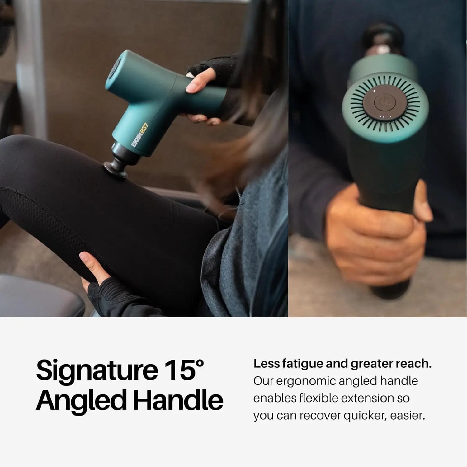 Deep Tissue Massage Gun with 5 Speeds & 4 Attachments - Ultra Quiet Handheld Muscle Relief Tool