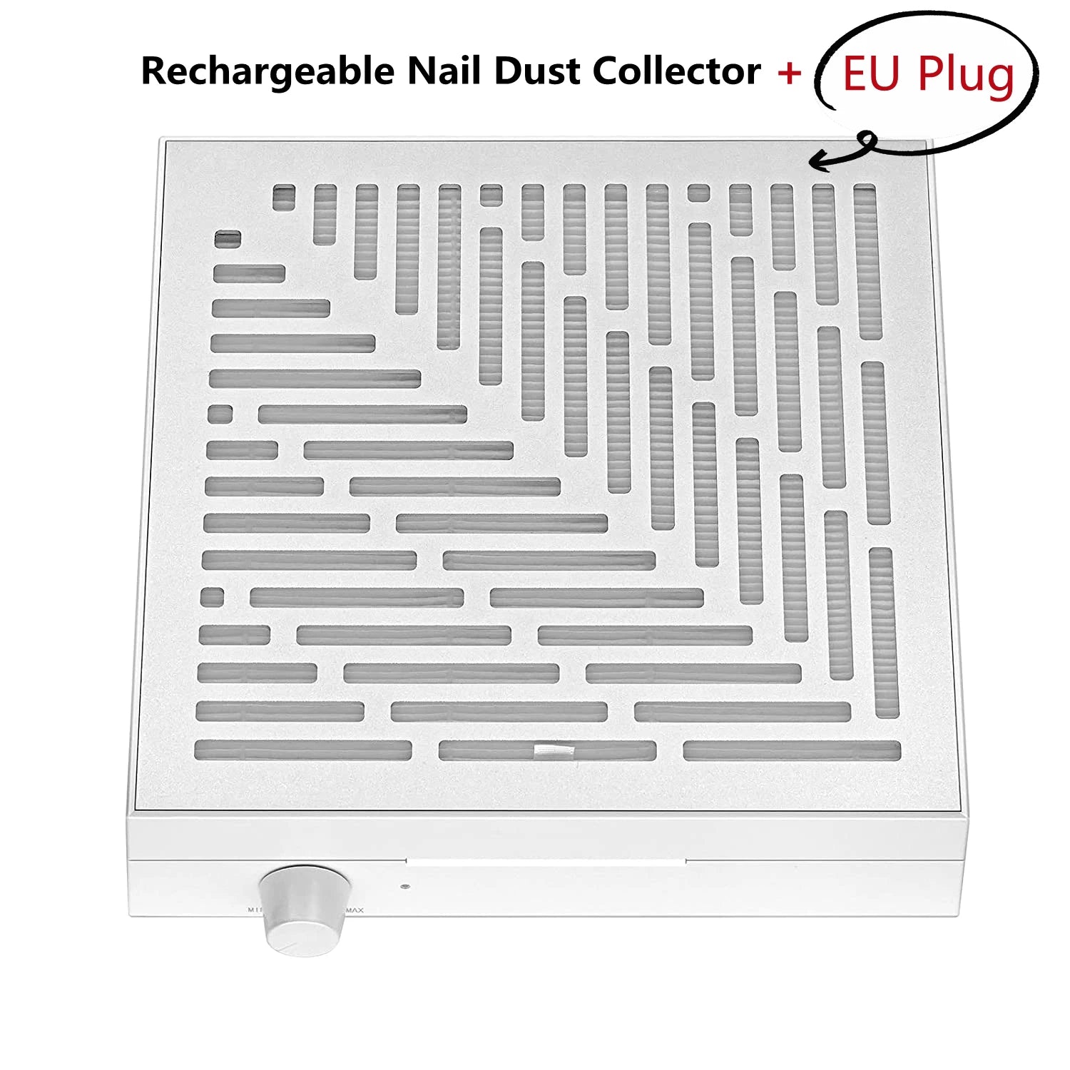 Makartt Rechargeable Nail Dust Collector Machine Ultra Thin Cordless Nail Vacuum Dust Collector for Acrylic Nails Drill Portable