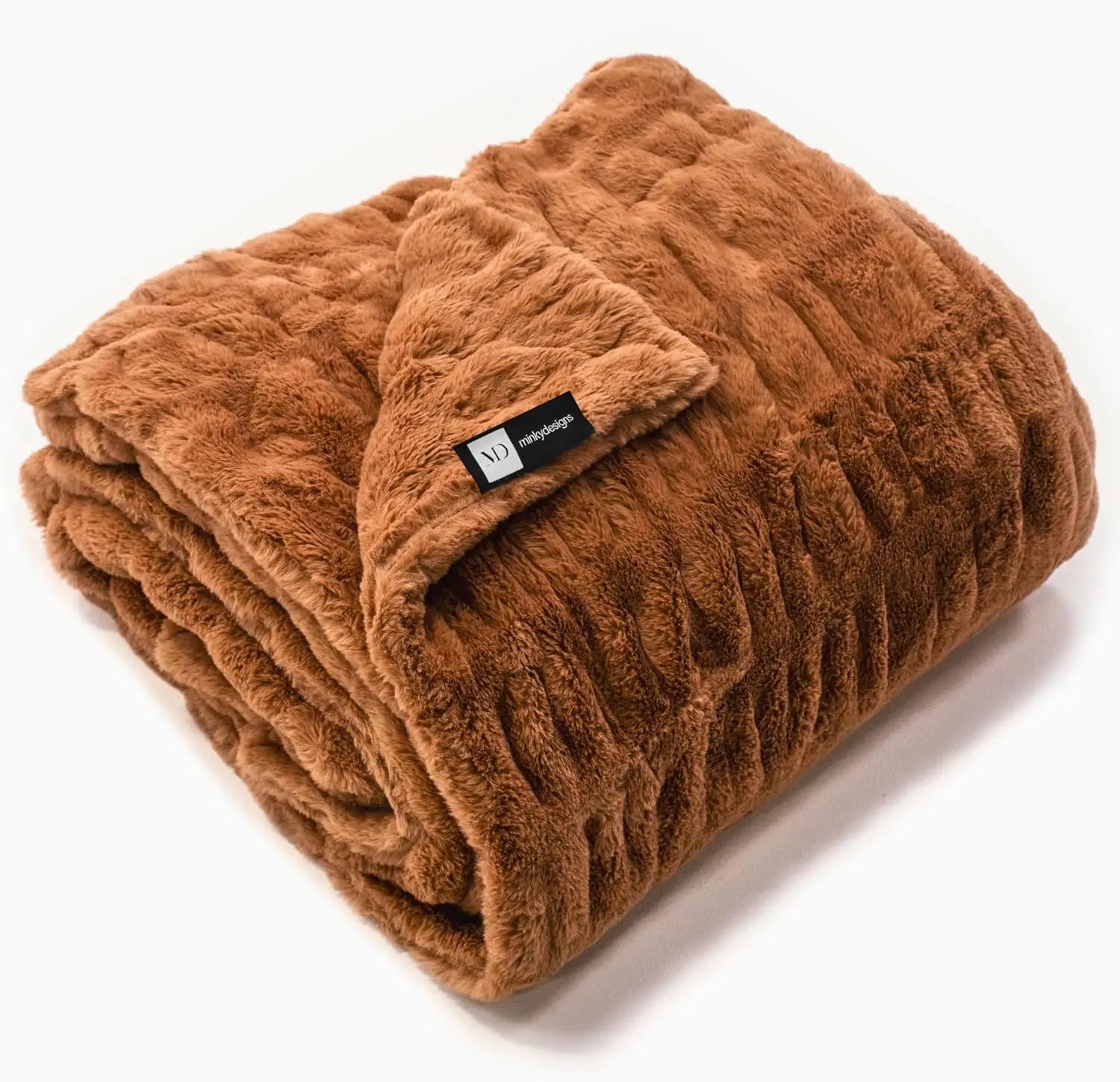 Ultra Soft Faux Fur Throw Blanket for Couch, Bed & Home - Fluffy, Warm & Luxurious Chic Collection (Medium, 50x60)