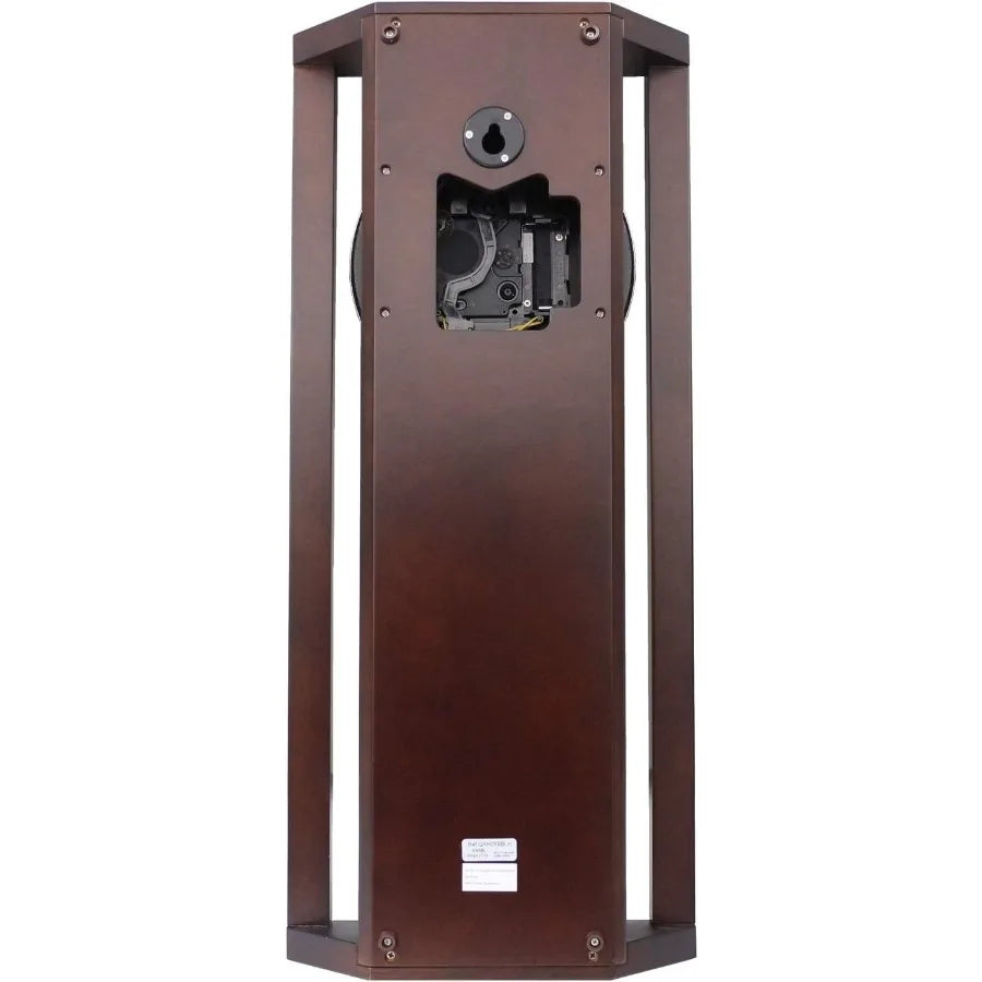 Modern Sophisticated Wall Clock with Pendulum and Dual Chimes for Elegant Home Decor Perfect for Living Rooms Offices and Entry