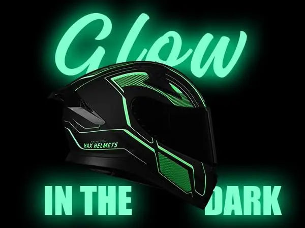 Full Face Motorcycle Helmet with Dual Rear Wing and Pinlock Ready DOT Approved-Lightweight and Durable Motorbike Street Bike Hel