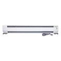 KPH1210 3-Foot Portable Baseboard Heater 1000W/ 120V White for Efficient Room Heating in Living Rooms Bedrooms and Home Offices