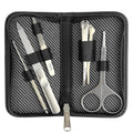 Bell Takumi No Waza 5 Piece Set Grooming Kit Nail Care Tools with Travel Case for Men Women Manicure Pedicure Nail Clippers Made