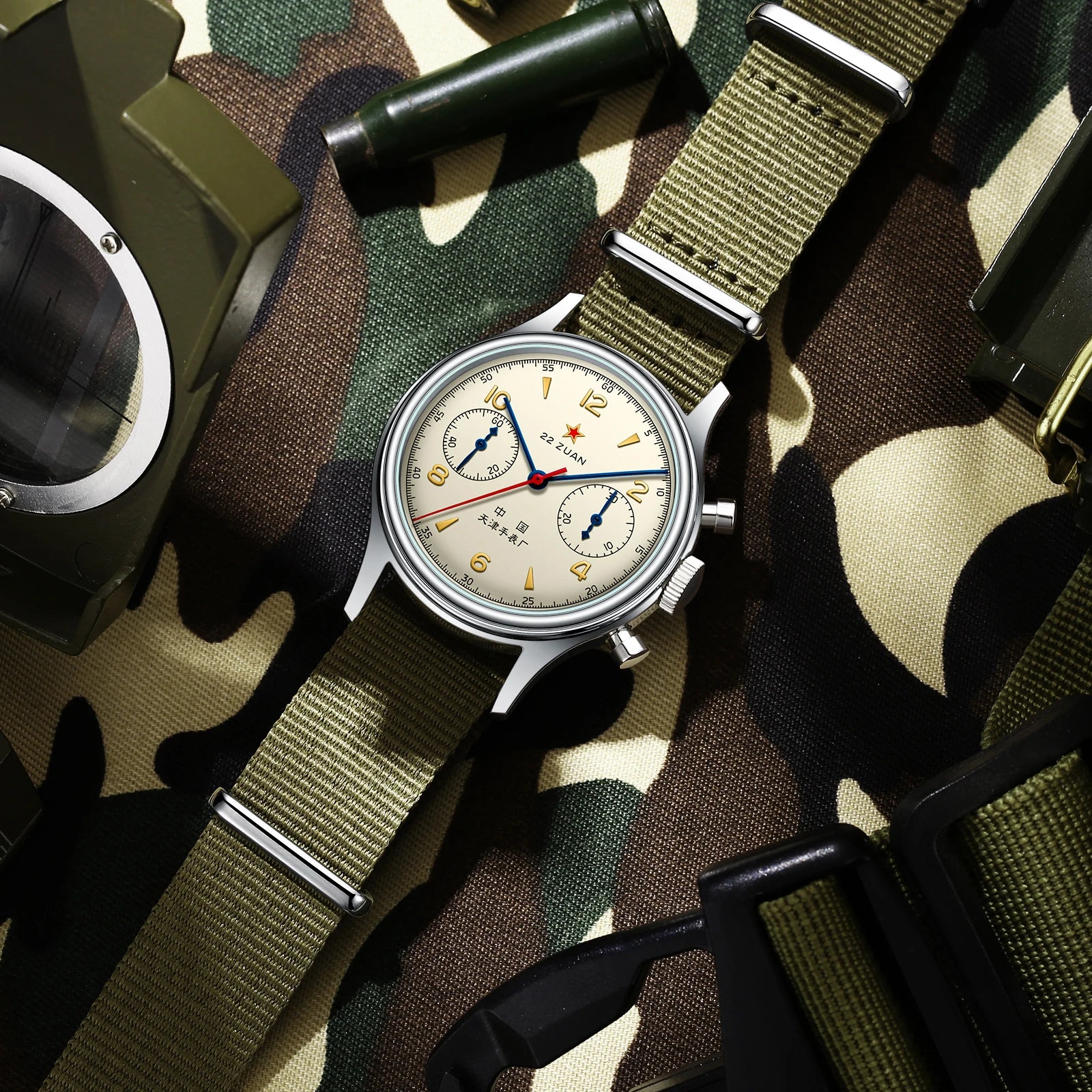 Seagull 1963 International Edition Watch for Men Chronograph Manual Winding Mechanical Watches Original ST1901 D304 Memorial