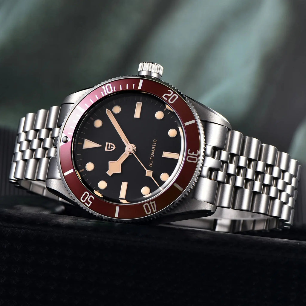 PAGANI DESIGN 2025 New Luxury Automatic Watch Men Five-row chain stainless steel Mechancial Wrist watch Men Japan NH35A Movt