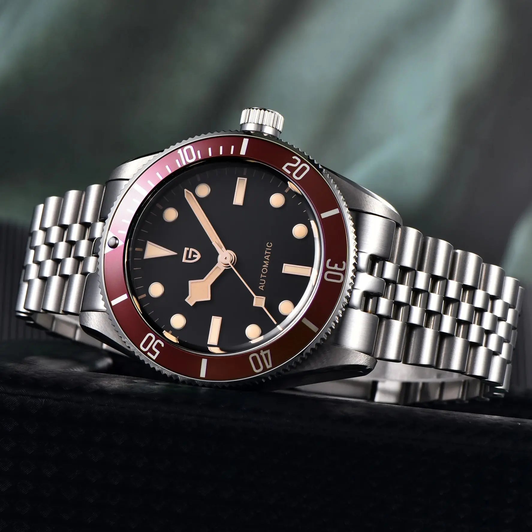 PAGANI DESIGN 2025 New Luxury Automatic Watch Men Five-row chain stainless steel Mechancial Wrist watch Men Japan NH35A Movt