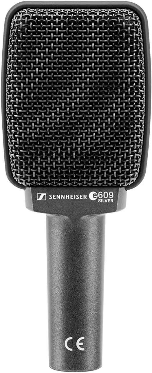 Professional e 609 Silver Super-Cardioid Instrument Microphone,Wired, Wireless