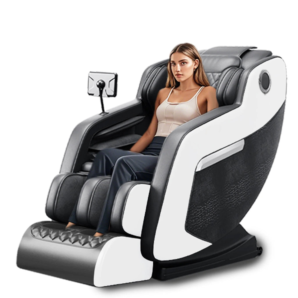 The perfect Gift for Relaxation & Health! Zero Gravity Massage Chair with Hip Heating, Foot Massage & Full Airbag Coverage
