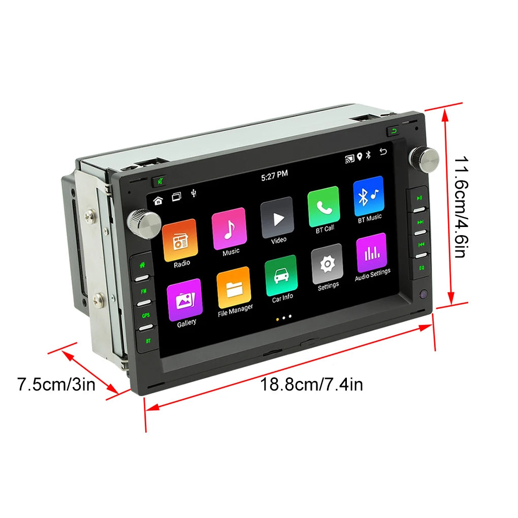 Car Radio GPS Navigation And WiFi Connection Mirror Link GPS NAVIGATION WIFI CONNECTION And WiFi Car 1+16G