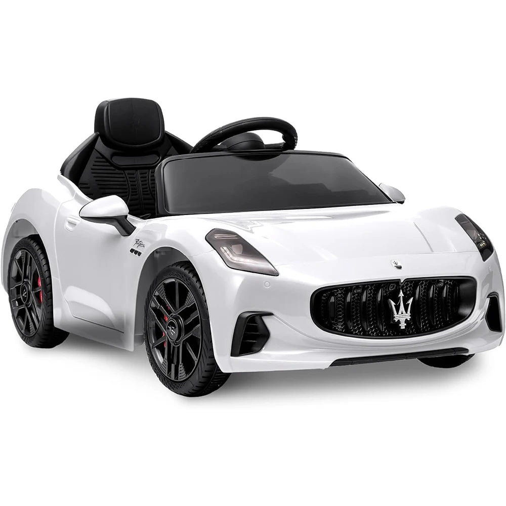Kids Electric Ride on Car 12v Battery Powered Toy Car with Remote Control Slow Start Shock Absorbers Lockable Doors Safety Belts