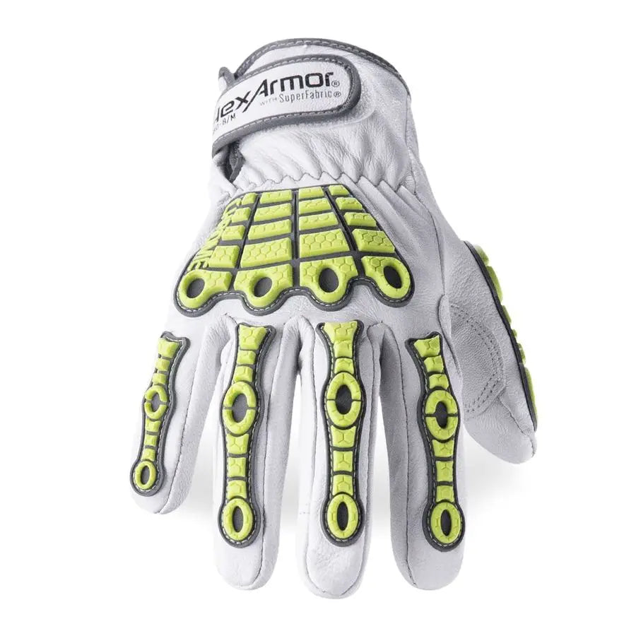 CutResistant Impact Protection Leather Work Gloves Chrome Series 4080