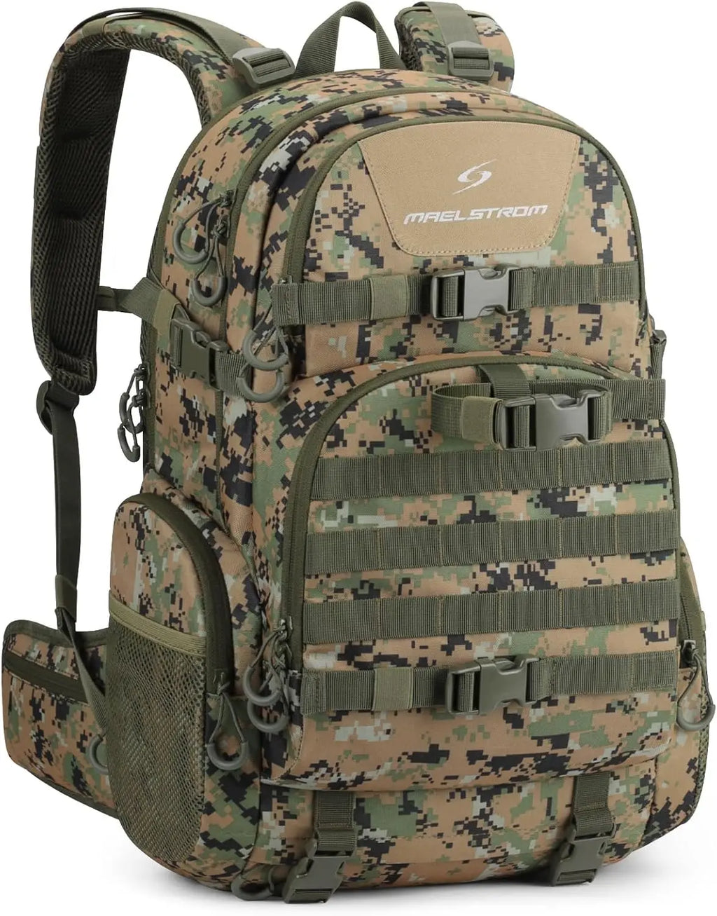 Hunting Backpack 35L Waterproof Camo Day Pack for Men Women with Rain Cover