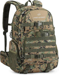 Hunting Backpack 35L Waterproof Camo Day Pack for Men Women with Rain Cover