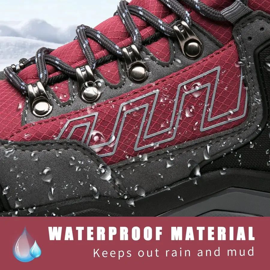 Waterproof Composite Toe Boots for Men Women, Slip Resistant Construction Boots, Lightweight Puncture Proof Safety Toe Shoes for