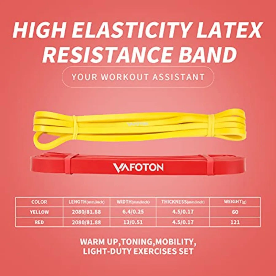 Pull up Assist Band,Latex Resistance Strap Loop for Strength Training,Warm up,Streching,Muscels Building,Home Gym Equipment