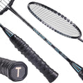 Professional Badminton Rackets Set of 4 Sports Outdoor Backyard or Indoor Badminton Game Set with Shuttlecocks