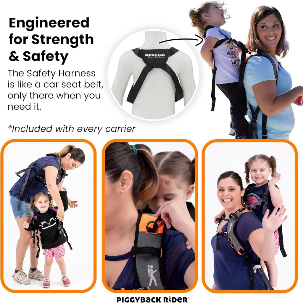 Scout Standing Toddler Carrier Backpack - 2-Piece Bundle for Hiking & Travel with Secure Child Safety Harness Included - for Age