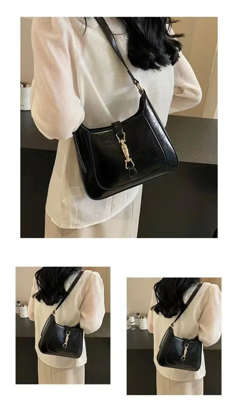 Luxury Brand Purses and Handbags Designer Leather Shoulder Crossbody Bags for Women Fashion Underarm Sac A Main BG7