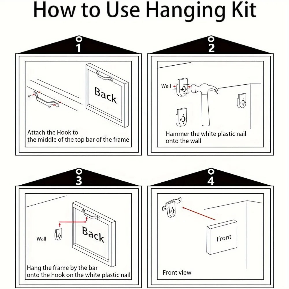 Abstract gold plant leaf wall painting, modern style painting art deco 1.5 inch thick pine solid wood frame