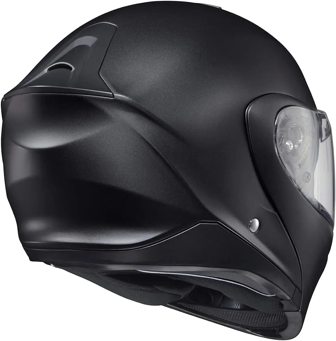 Open Full Face Transformer Adult Motorcycle Helmet Bluetooth Ready Speaker Pockets DOT ECE P/J Approved Solid (Matte Black-2X-La