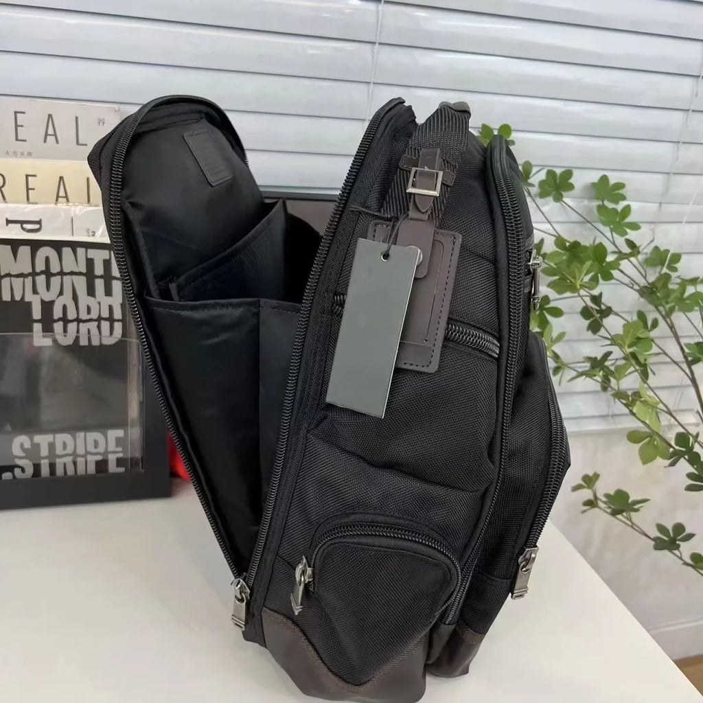 Ballistic Nylon 222382 Ballistic Nylon Men's Casual Backpack Fashion Business 16-inch computer bag