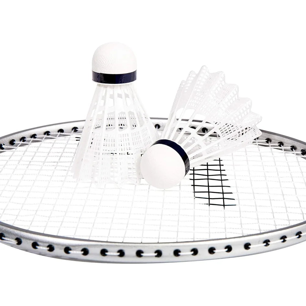 Franklin Sports Badminton Racket Birdie Set Replacement Badminton Equipment for Kids Adults 2 Player