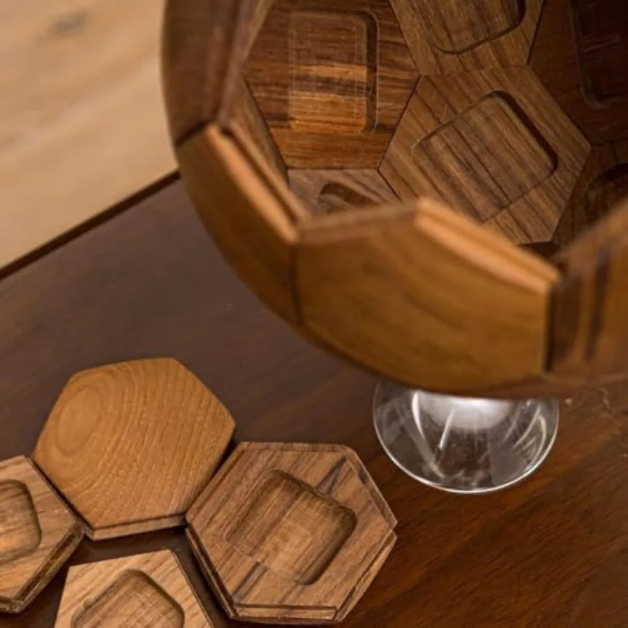 3D Wooden Soccer Puzzle Handmade DIY Football Puzzle Gift for World Cup Souvenirs Luxury Home Decoration Ball Ornaments Decor f