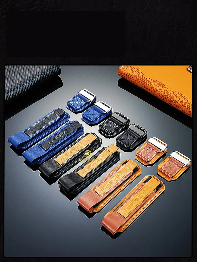 GWG-B1000 Modified Cowhide strap for Casio G-SHOCK third-generation Big Mud King for First /second generation GWG-1000/GWG-2000