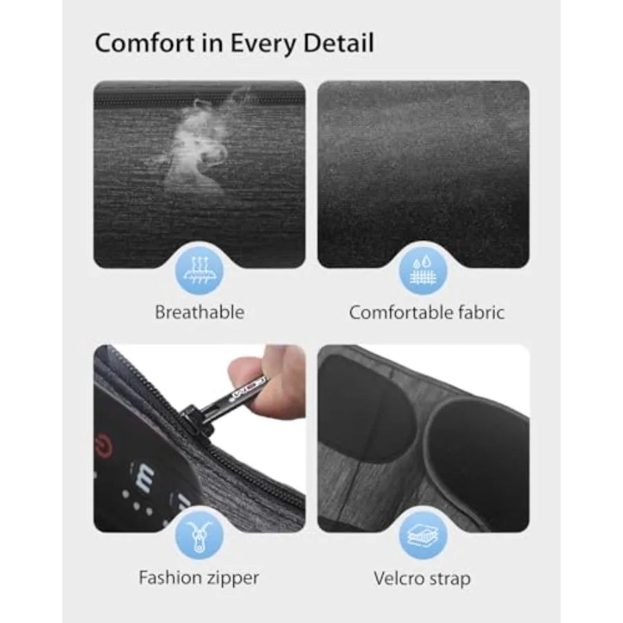 Cordless Calf Massager for Circulation Leg Compression Massager for Calf Rechargeable Leg Massage with 3 Intensities 3 Modes fo