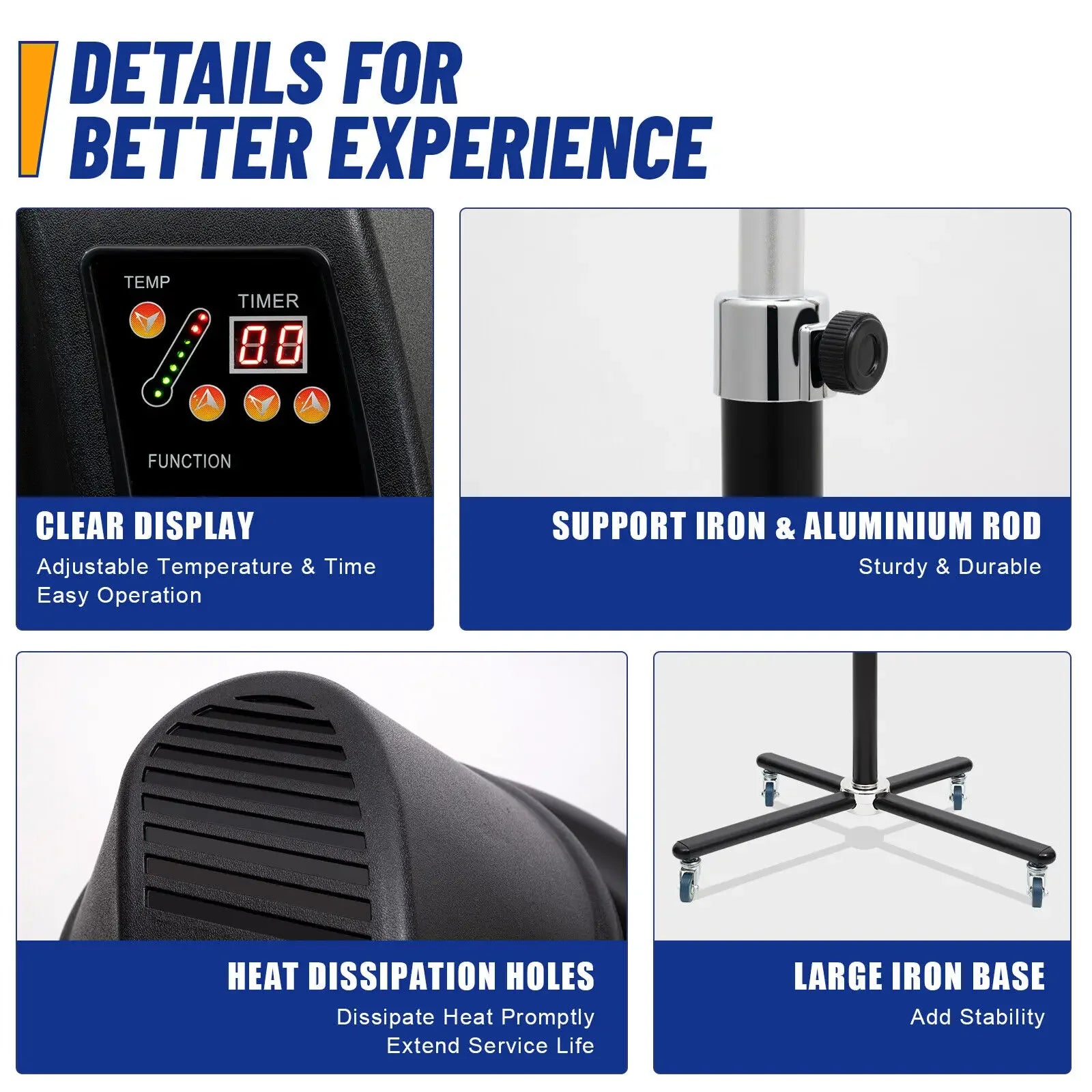 3-in-1 Hair Dryer Roller Ball with Infrared Heating 950W Salon Perming Color Processing Styling Station