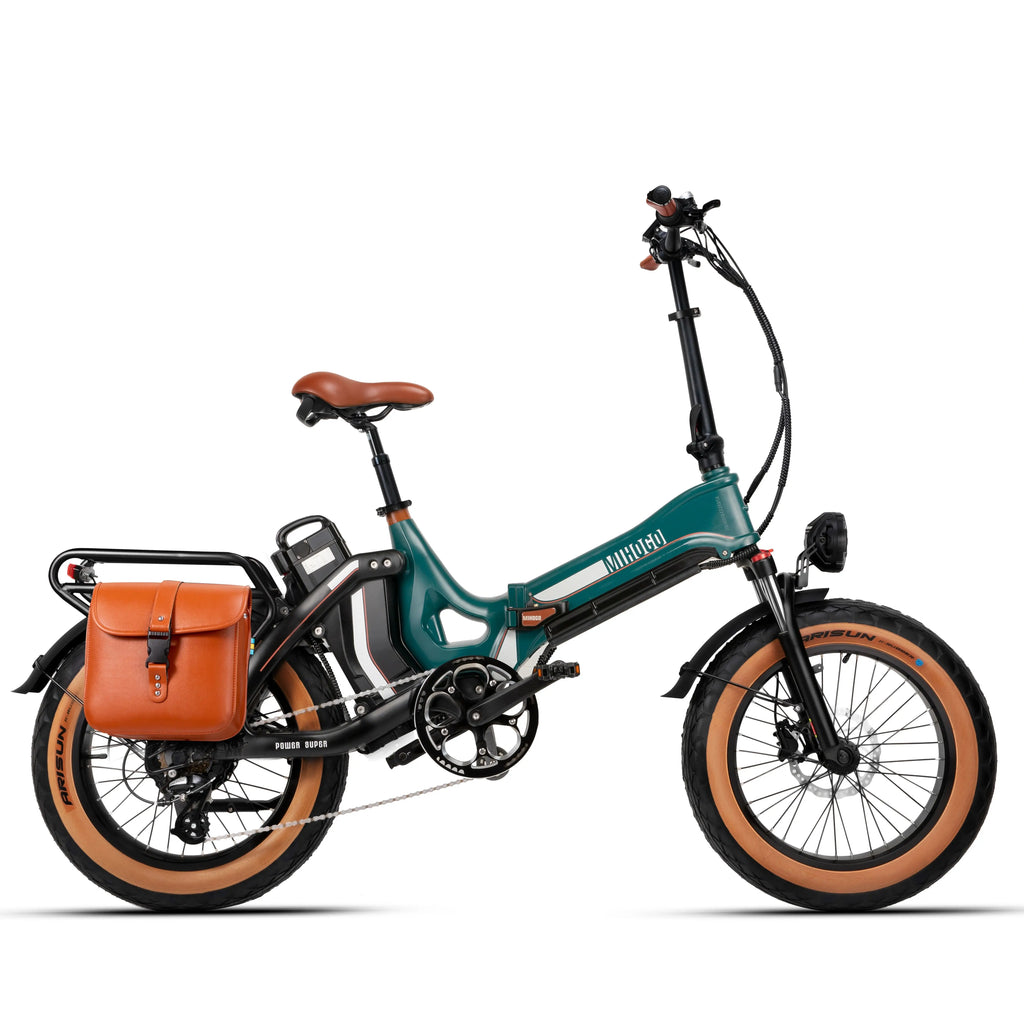 MIHOGO ONE max Adult Electric Bicycle, 750W city ebike, 48V 12.8+16AH E-bike, 20-Fat Tire Foldable Electric Bike