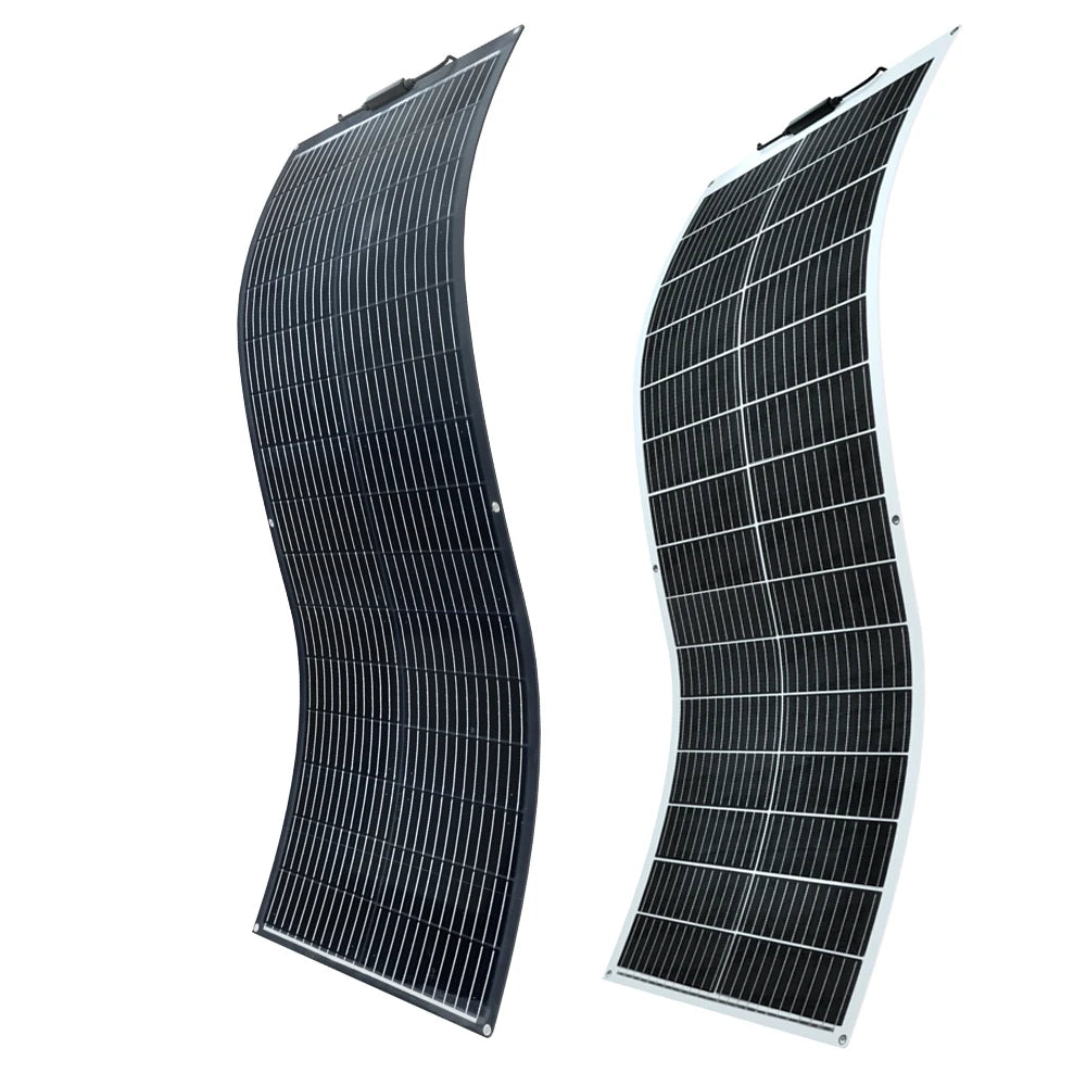 1000W - 100W flexible solar panel solar Power IP68 sealing level, suitable for roofs, motor home, balconies, Yacht Boat etc
