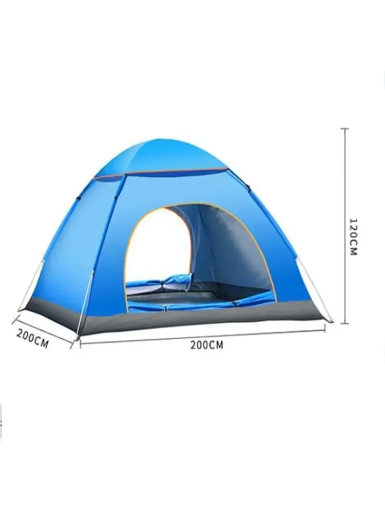 3-4 Person Automatic Pop-Up Camping Tent for Outdoor Adventures