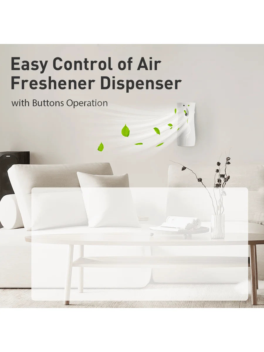 1pc Automatic Air Freshener Dispenser Powered By Battery, Wall-Mounted And Desktop Spray Fragrance Distributor For  Bathroom Kit