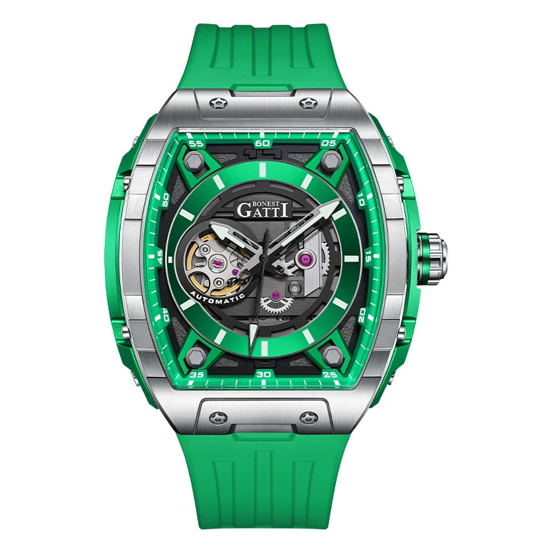 BONEST GATTI men's Watch Fully automatic mechanical type men's watch as a gift for your boyfriend mechanical wristwatch men's wa