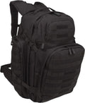 Barrage Tactical Internal Frame Backpack, 64.3-Liter Storage, Black