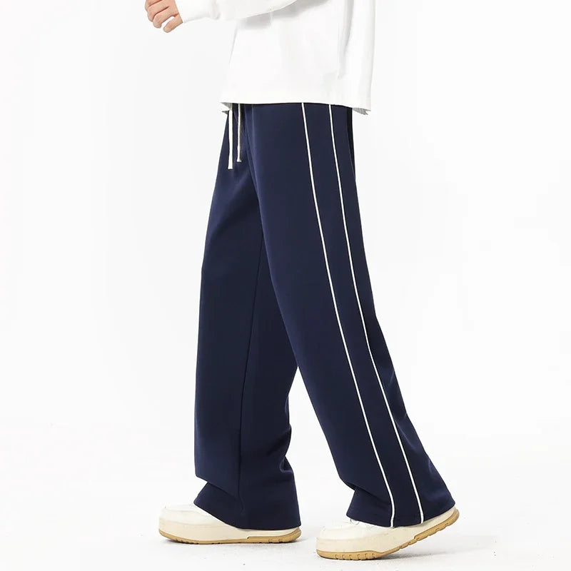 2025 Autumn Men Sweatpants Baggy Joggers Cotton Korean Sports Pants  Neutral Loose Outdoor Jogger Fitness Trouser
