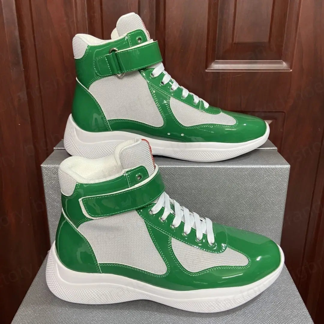 2025 Summer New Casual High End Board Shoes Mesh Breathable Fashion Men's Shoes Fashion Shoes Sports High Top Couple Shoes