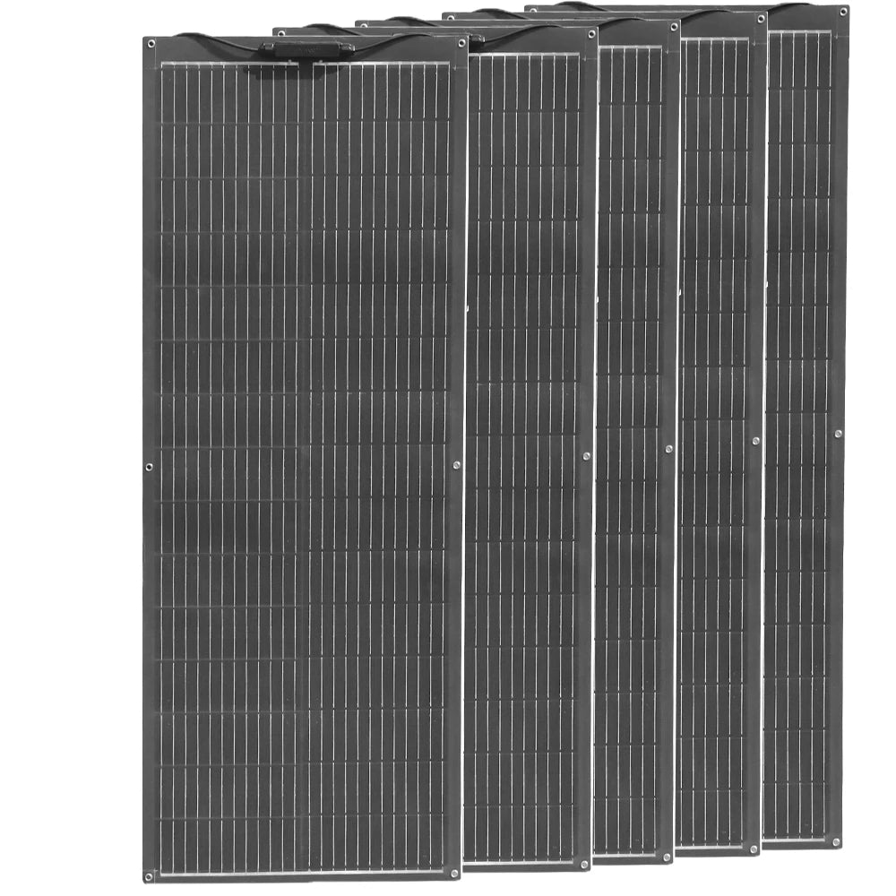 1000W - 100W flexible solar panel solar Power IP68 sealing level, suitable for roofs, motor home, balconies, Yacht Boat etc