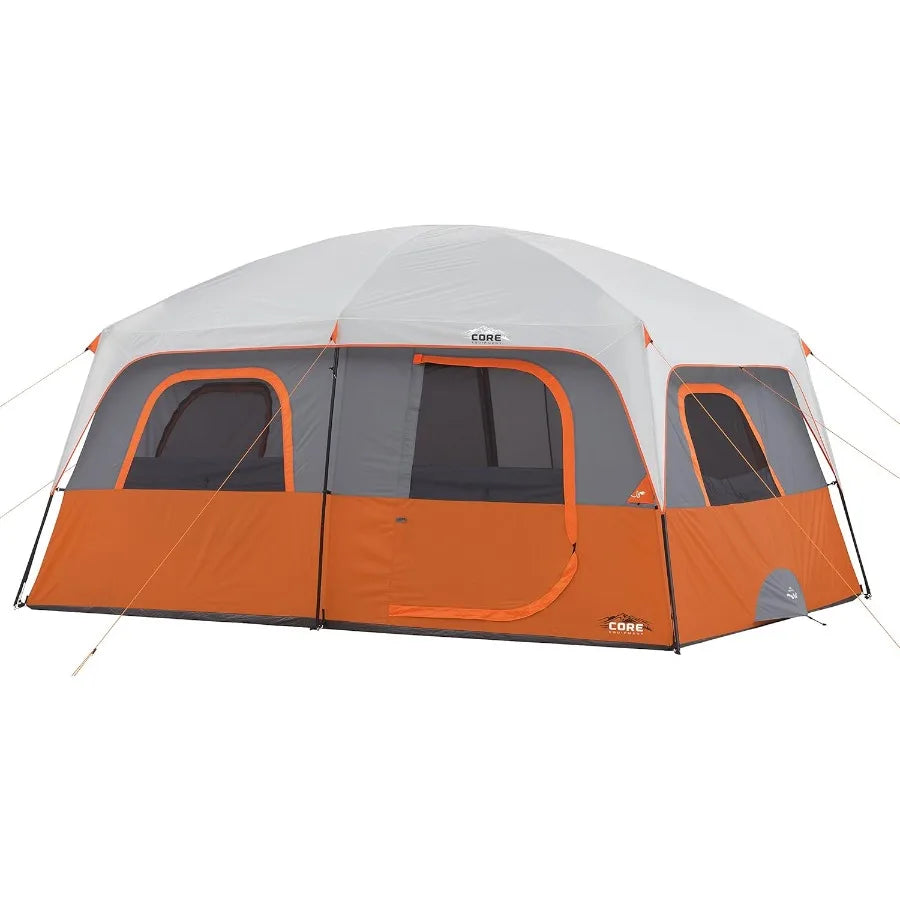 Tent for Family Camping 10 Person/ 11 Person/ 12 Person Large Multi Room Cabin Tents for Car Camping and Outdoor Adventures