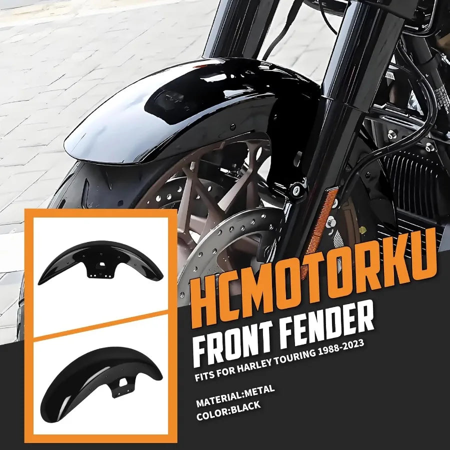 Front Fender 19 Wheels Wrap Mudguard for Harley Touring Road King FLHR Electra Glide FLHT Street Glide FLHX CVO Road Glide 2014