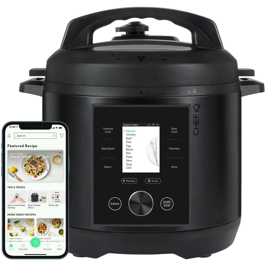 Smart WiFi Pressure Cooker 6QT, 10-in-1 Multicooker with 500+ Guided Recipes