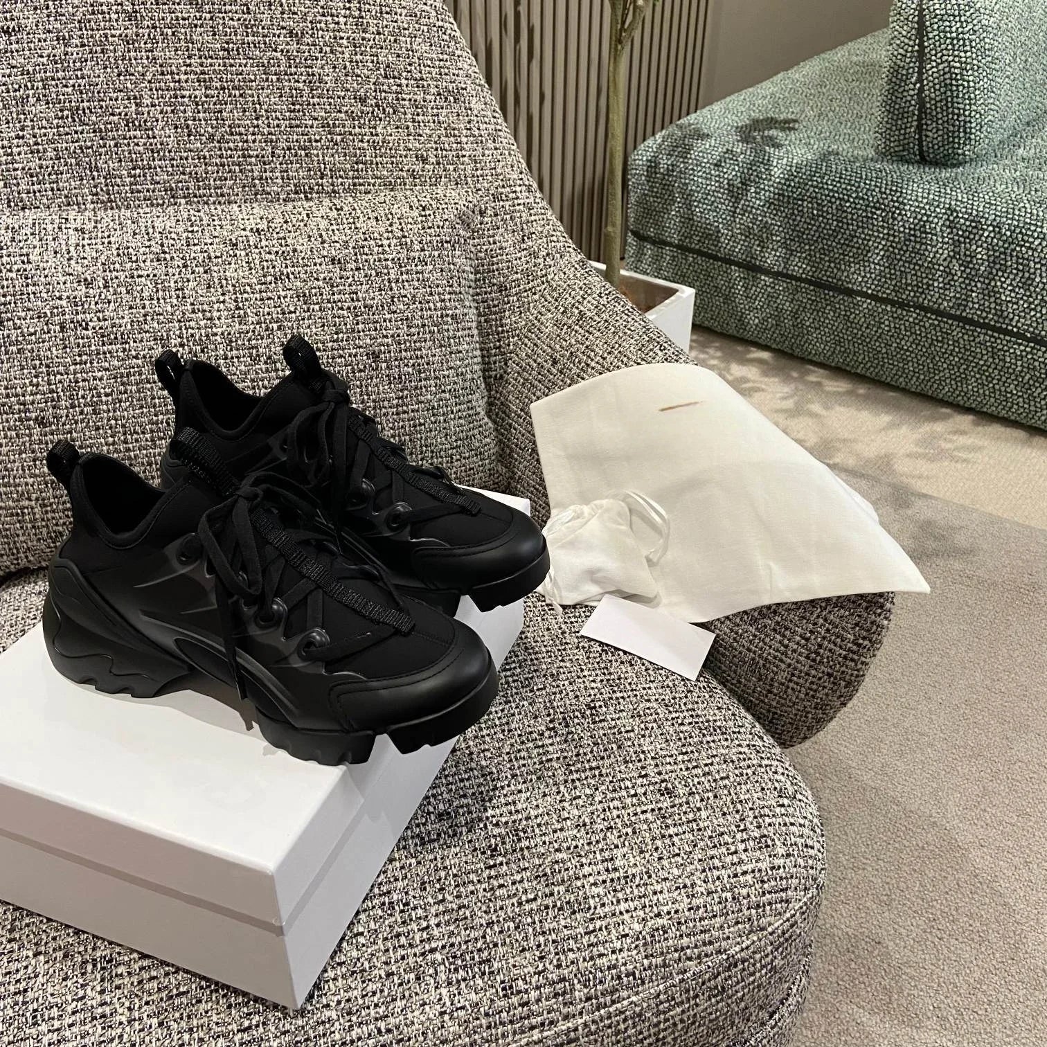 2025 Women's Luxury Brand Chunky Shoes, Thick Sole, Hidden Wedge Heel, Casual and Versatile Women's Shoes