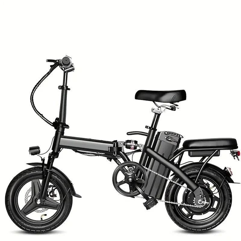 Adults Electric Bicycle, 14" Mini Folding Electric Bike 500W Peak Motor Ebike 19.9Mph 20Miles 10.4AH Electric E Bike for Adults