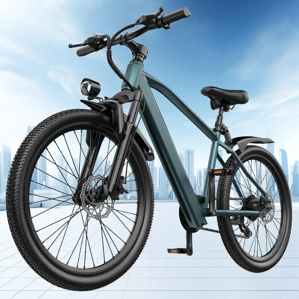 26" 24" Electric Motorcycles Mountain E Bike for Adults, 625W Peak Motor Ebike 23.9Mph 33Miles 10.4AH 13.5AH Electric Bicycle