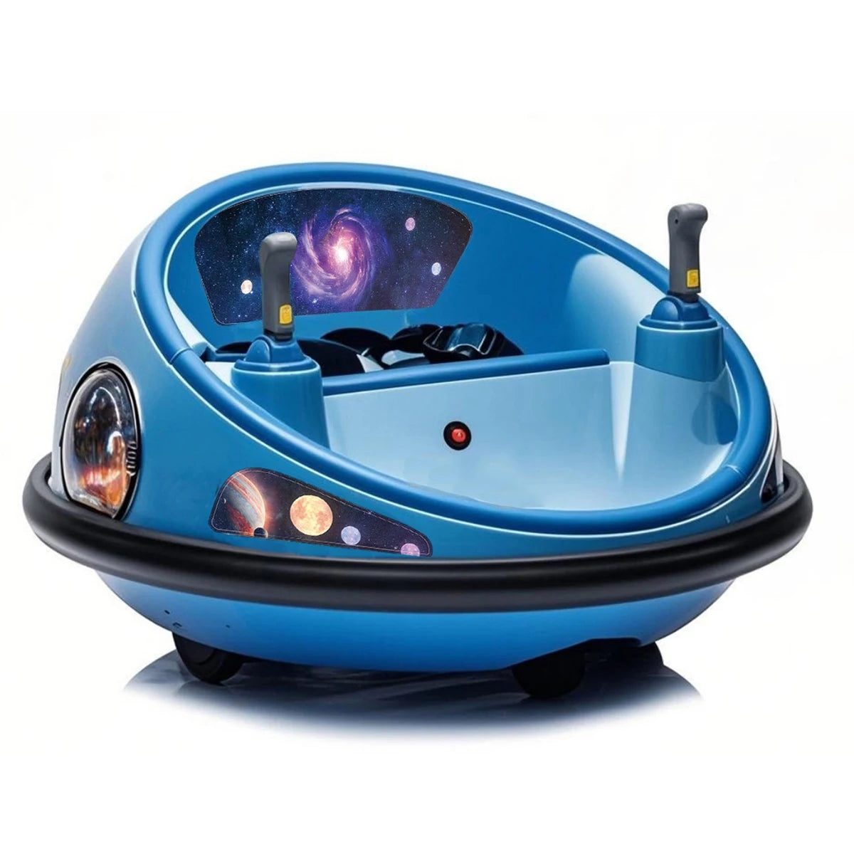 12V Kids Electric Bumper Car with Parent Remote Control, 360° Spinning & Music, 2 Speed Modes, Safety Belt Ride On Toys for Kids