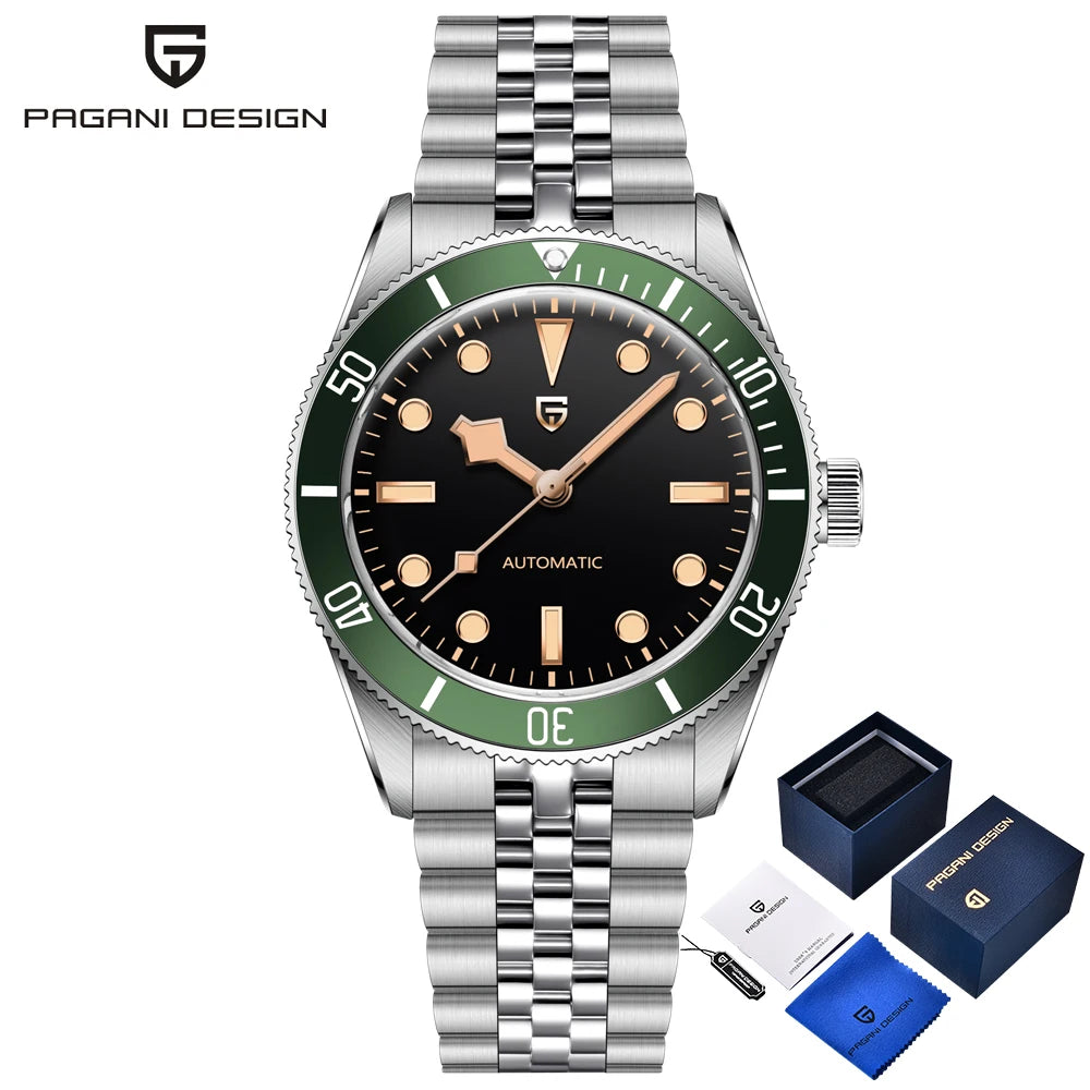 2026 New PAGANI DESIGN BB58 Men's Watches Luxury Automatic Watch For Men NH35 Mechanical Watches Waterproof AR Sapphire Luminous