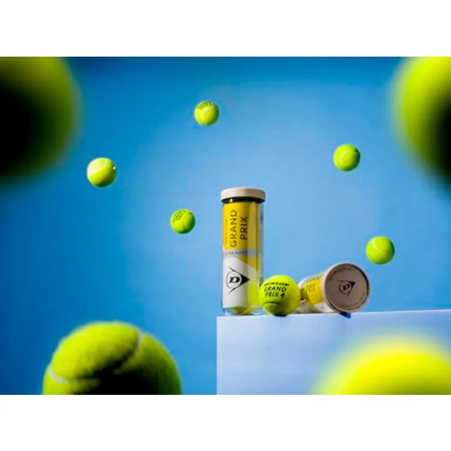 Dunlop Sports Grand Prix Tennis Balls - Case of 24 cans 72 Balls - Regular Duty and Extra Duty