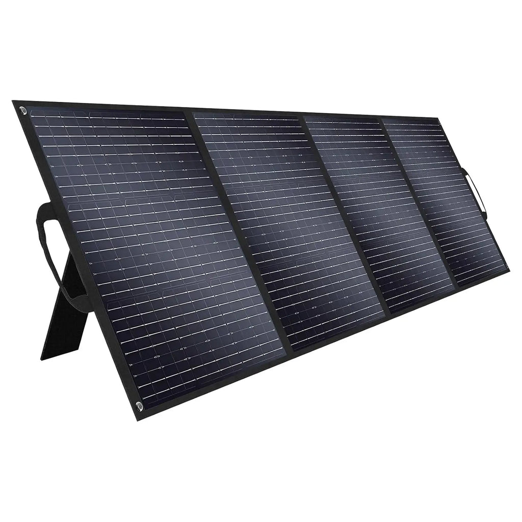 SolarPlay 400W Portable Solar Panel with Adjustable Kickstands, Foldable IP65 Waterproof Solar Panel for Power, Customized